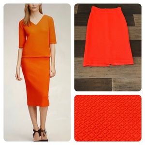 Ann Taylor Diamond Weave Midi Pencil Skirt 4